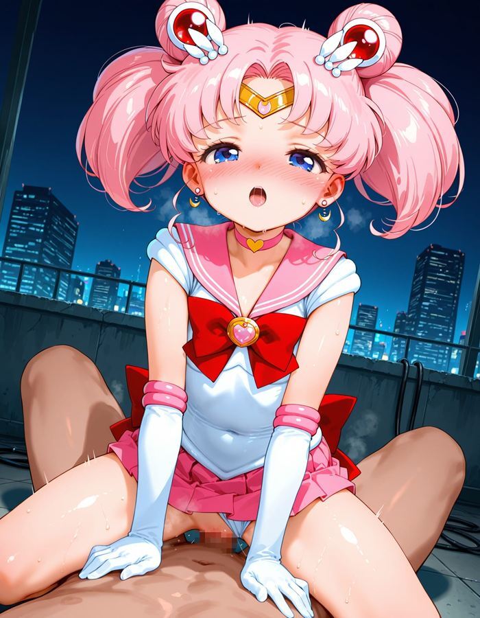 【エロ画像】美少女戦士セーラームーンのエロコスプレの参考にしたくなるちびうさのキャラクター画像
