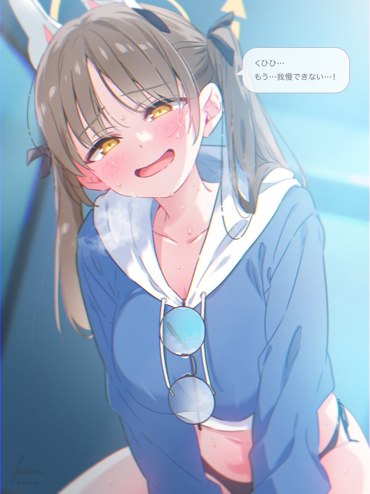 風倉モエのどエロい二次エロ画像がいっぱいおっぱい!【ブルーアーカイブ】