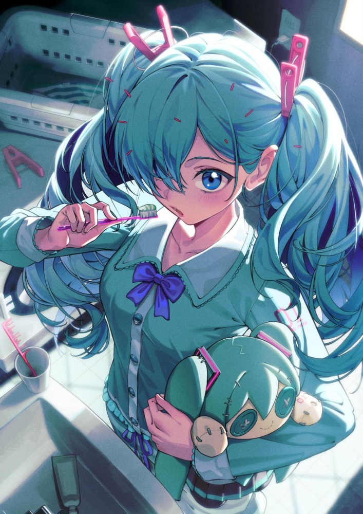 【エロ画像】ボーカロイド 初音ミクと漫画みたいなHがしたくなる抜きヌキ二次エロ画像