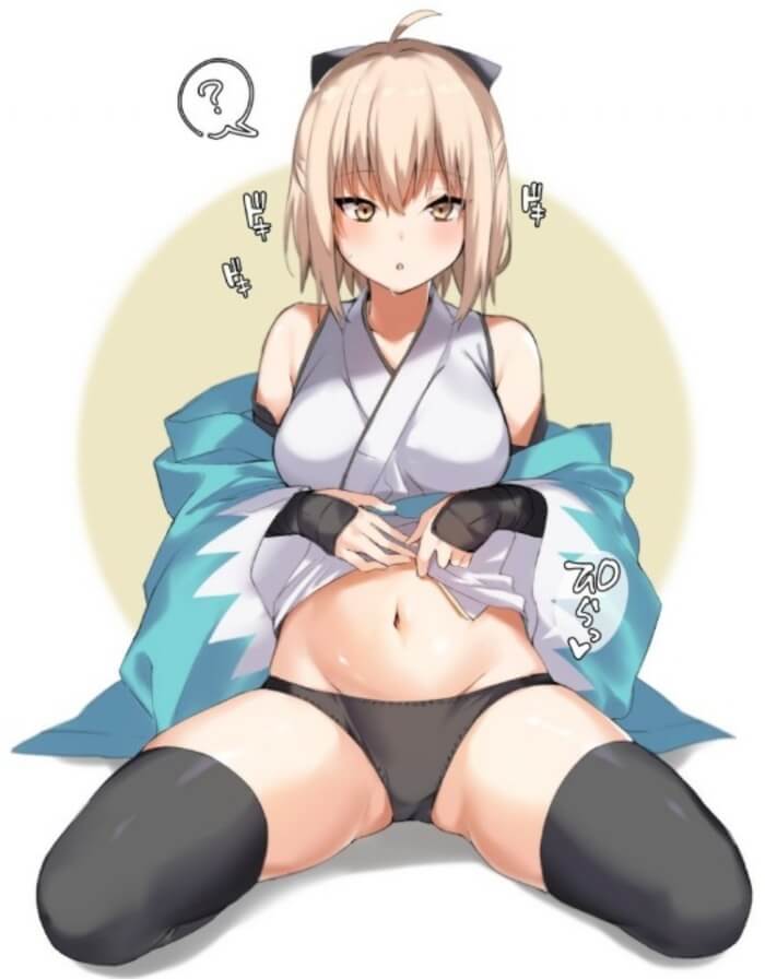 見てるだけで幸せになれる沖田の無料エロ画像まとめ!(Fate Grand Order)