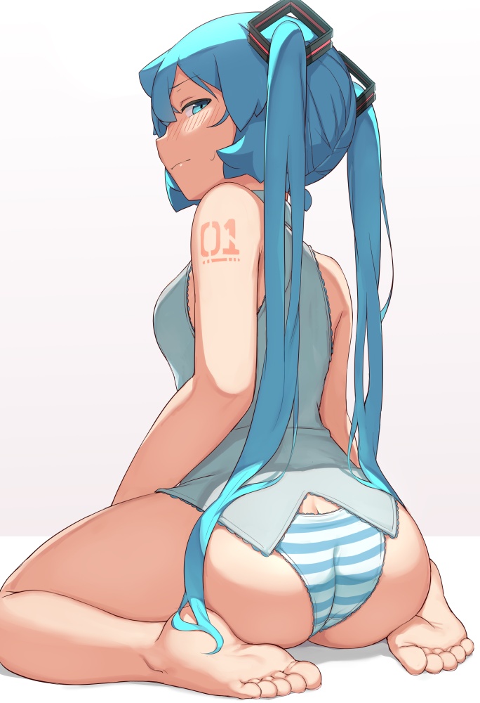 【エロ画像】ボーカロイド 初音ミクと漫画みたいなHがしたくなる抜きヌキ二次エロ画像