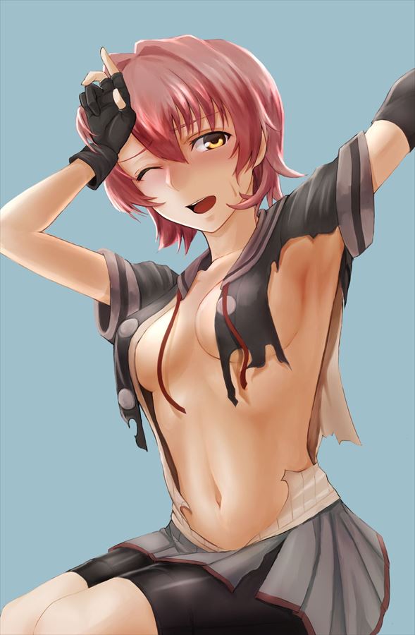 鬼怒の悩殺必死のセクシーポーズのエロ画像!【艦隊これくしょん】