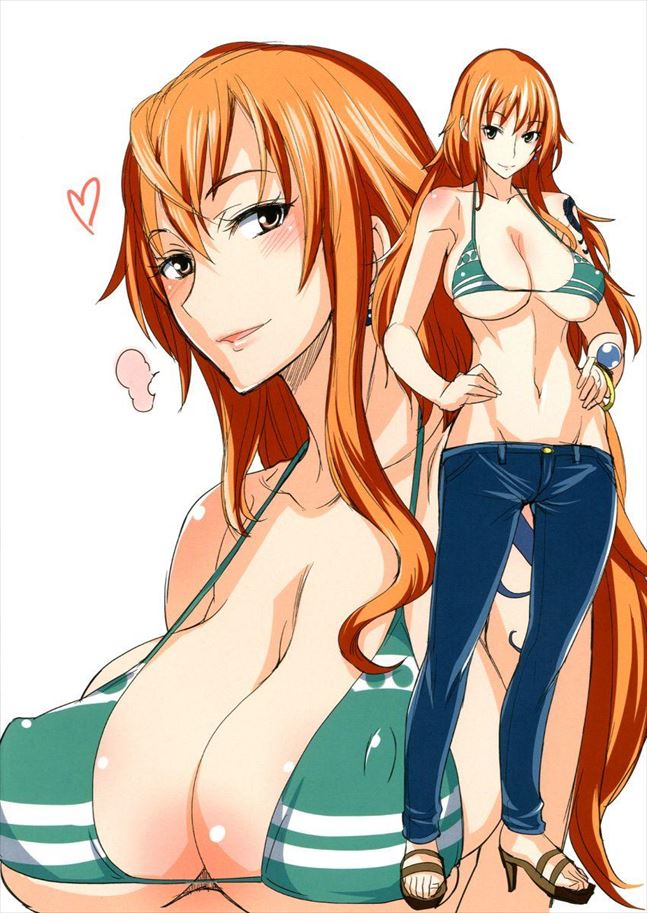 ナミのおっぱいを好き放題ヤリ放題な二次エロ画像【ワンピース】