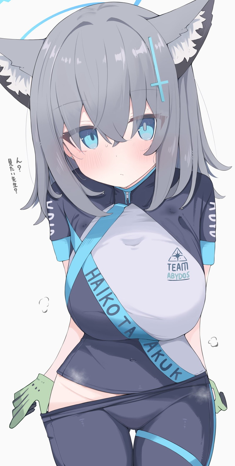【ブルーアーカイブ】砂狼シロコのイキ顔になってるドエロい抜ける画像