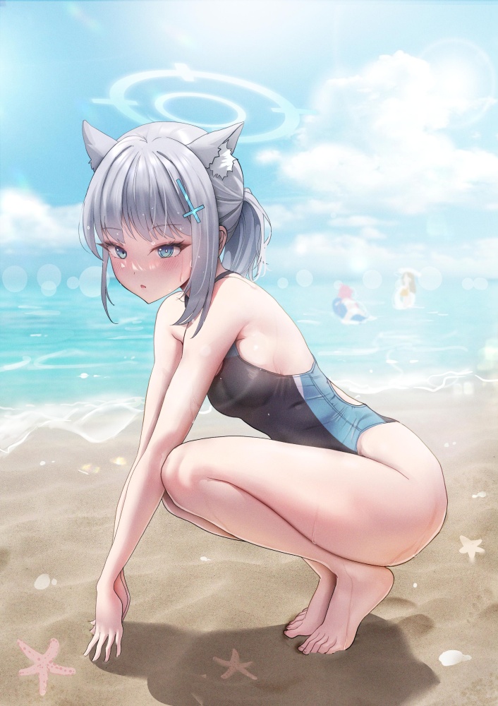【ブルーアーカイブ】砂狼シロコのイキ顔になってるドエロい抜ける画像