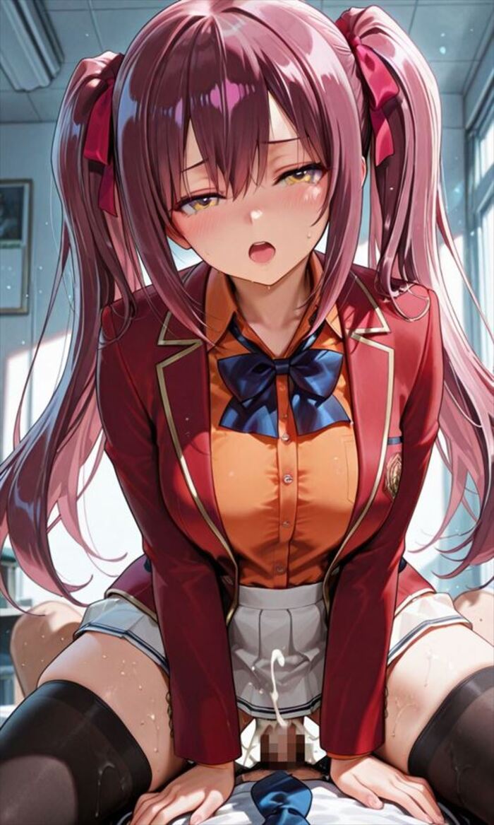 快楽に堕ちそうになってるアヘ顔の天沢一夏抜けるエロ画像！【ようこそ実力至上主義の教室へ】