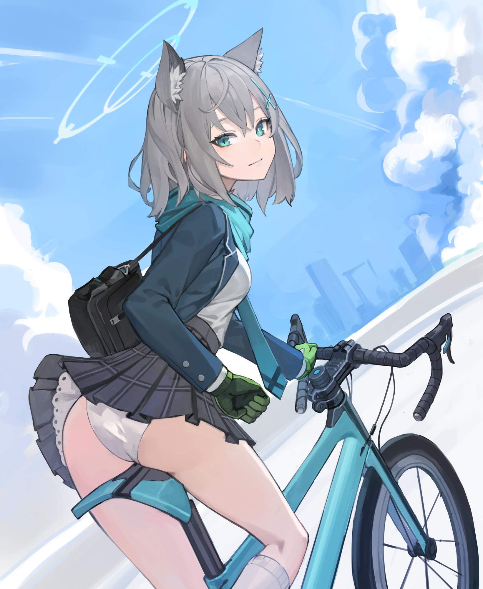 【ブルーアーカイブ】砂狼シロコのイキ顔になってるドエロい抜ける画像