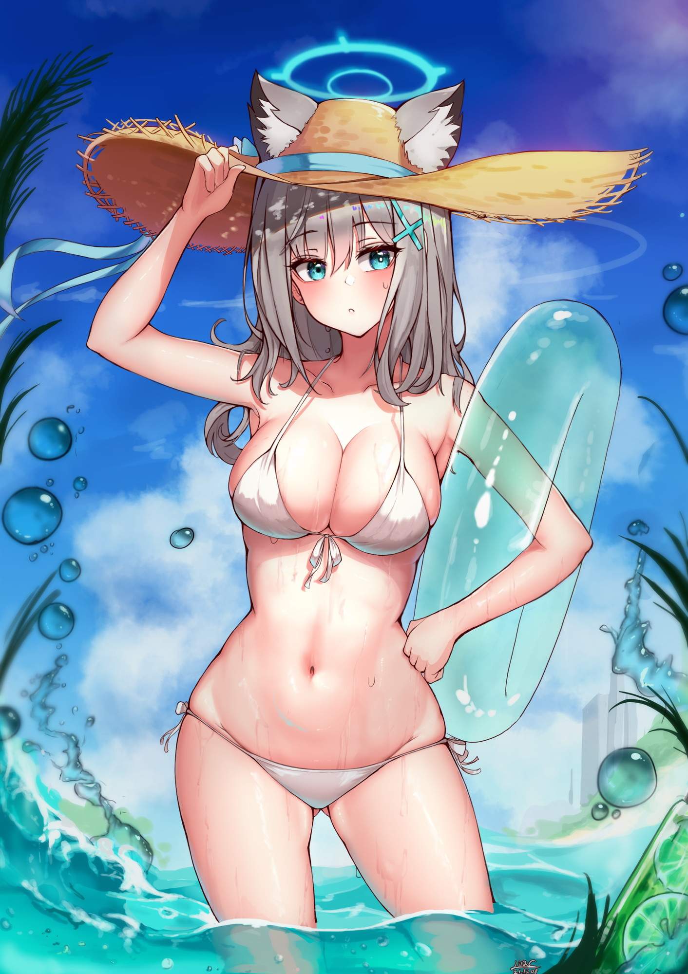 【ブルーアーカイブ】砂狼シロコのイキ顔になってるドエロい抜ける画像