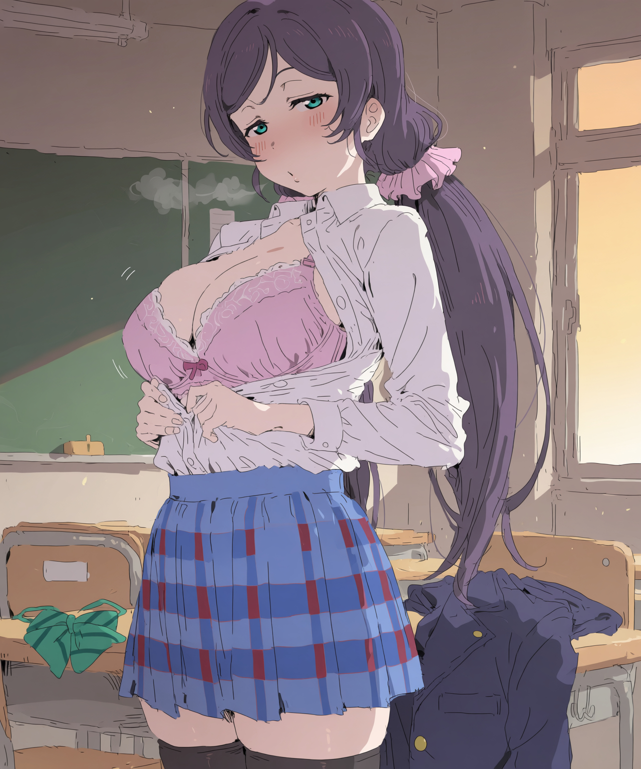 【ラブライブ!】東條希のがっつりむしゃぶりつきたいおっぱいエロ画像で即抜き!