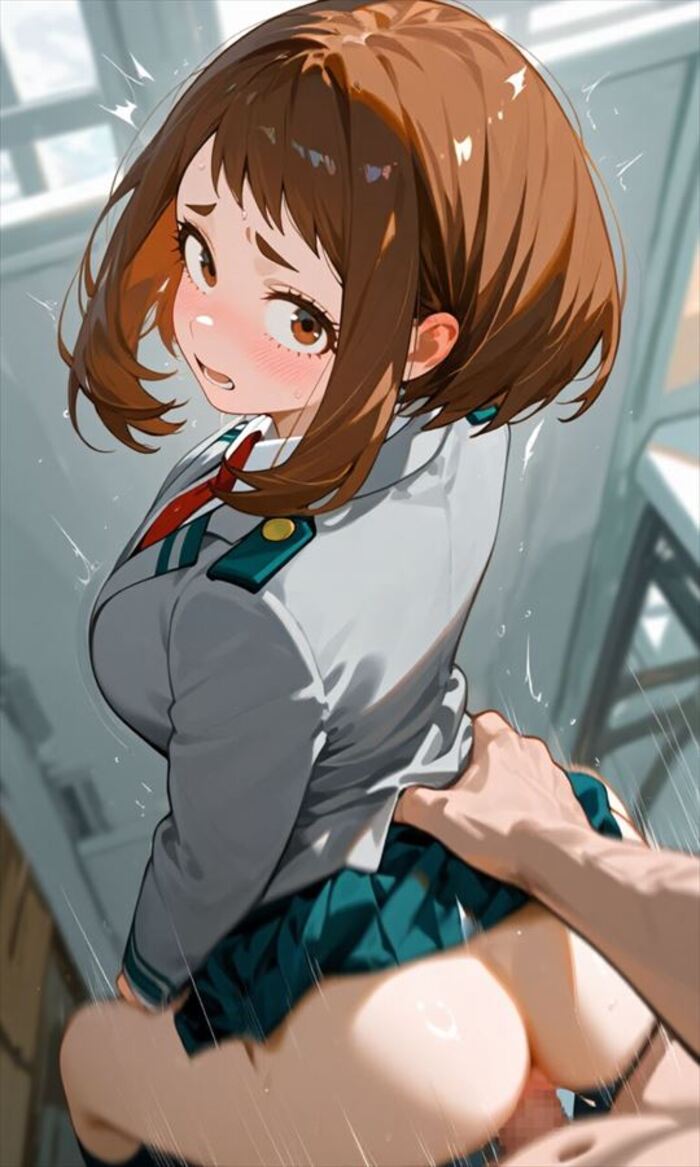 【僕のヒーローアカデミア】麗日お茶子の可愛いHな二次エロ画像