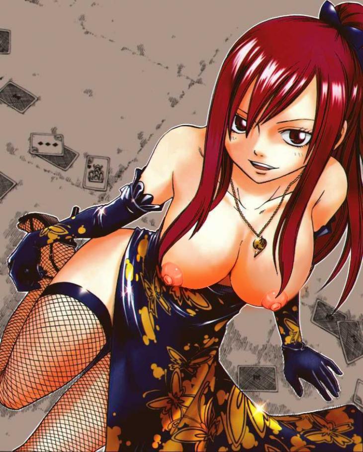 【FAIRY TAIL】エルザのがっつりむしゃぶりつきたいおっぱいエロ画像で即抜き！