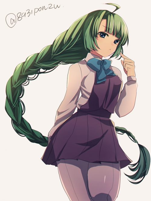 【エロ画像】艦隊これくしょんのエロコスプレの参考にしたくなる夕雲のキャラクター画像