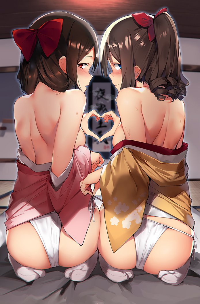 春風の悩殺必死のセクシーポーズのエロ画像！【艦隊これくしょん】