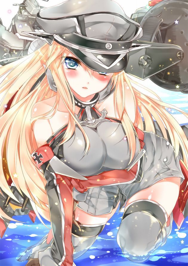 快楽に堕ちそうになってるアヘ顔のビスマルク抜けるエロ画像！【艦隊これくしょん】