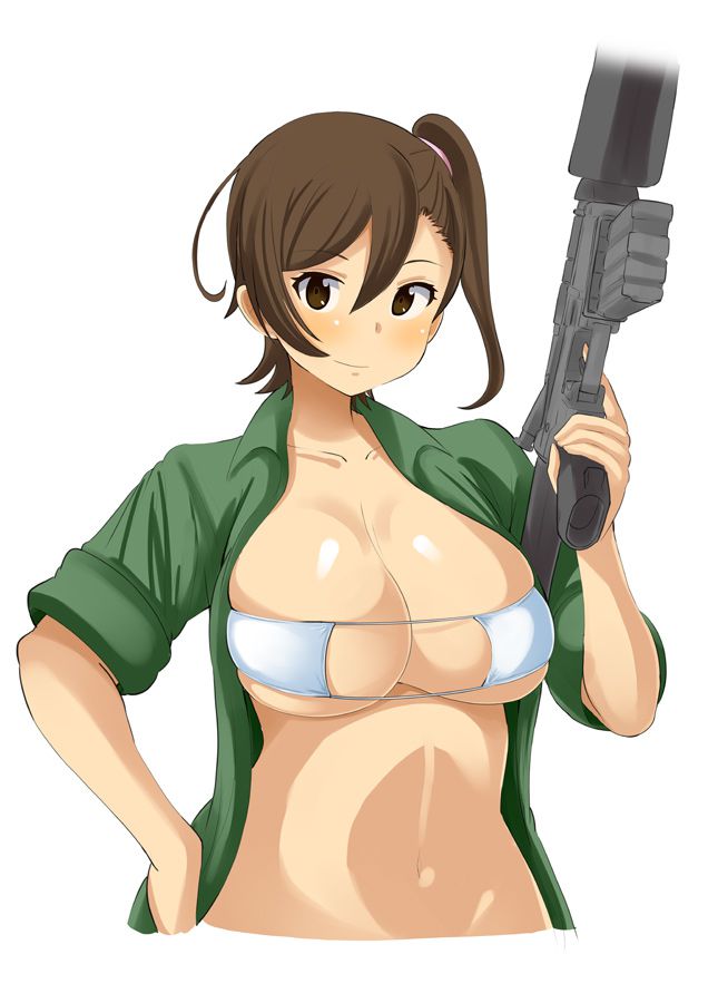 【GATE(ゲート) 自衛隊 彼の地にて、斯く戦えり】栗林志乃のエッチでがっつり抜けるエロ画像