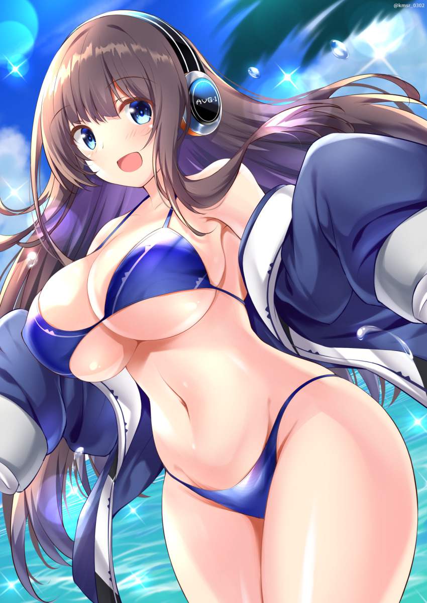 ロング・アイランドのおっぱいを好き放題ヤリ放題な二次エロ画像【アズールレーン】