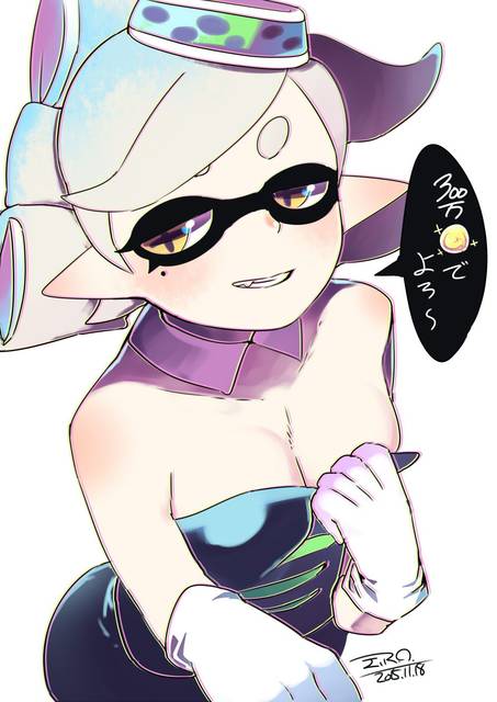 【スプラトゥーン】イカちゃんのエッチでがっつり抜けるエロ画像