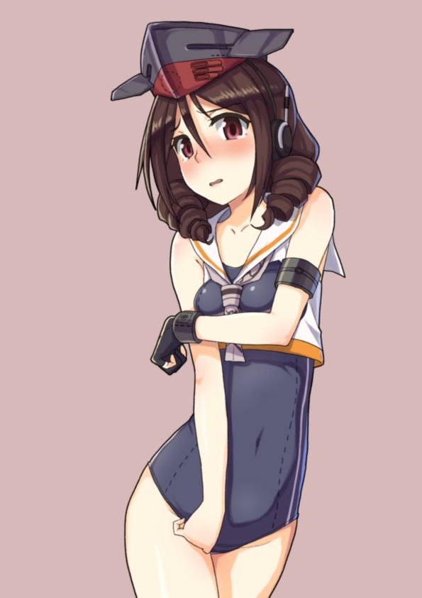春風の悩殺必死のセクシーポーズのエロ画像！【艦隊これくしょん】