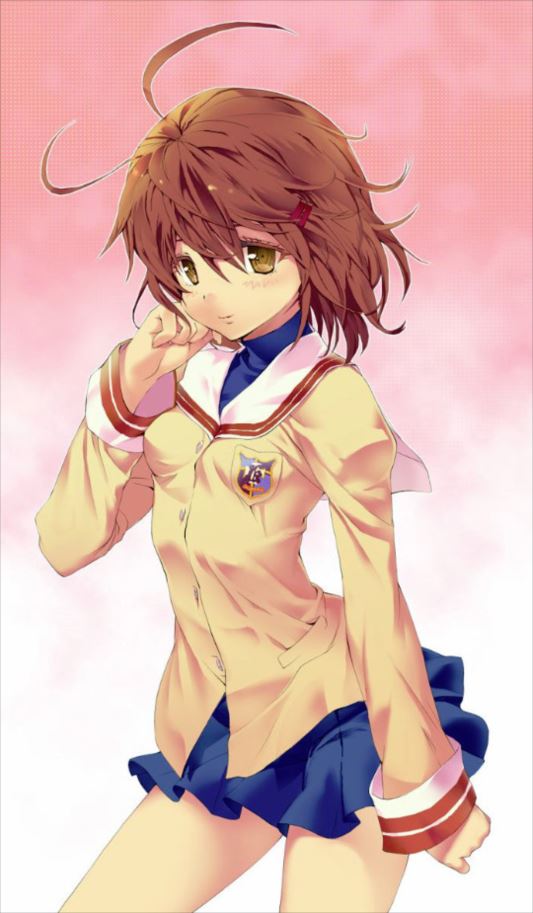 快楽に堕ちそうになってるアヘ顔の古河渚抜けるエロ画像！【CLANNAD】