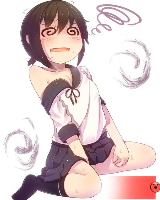 吹雪のオナニー姿を想像するだけでめっちゃ抜けるエロ画像【艦隊これくしょん】