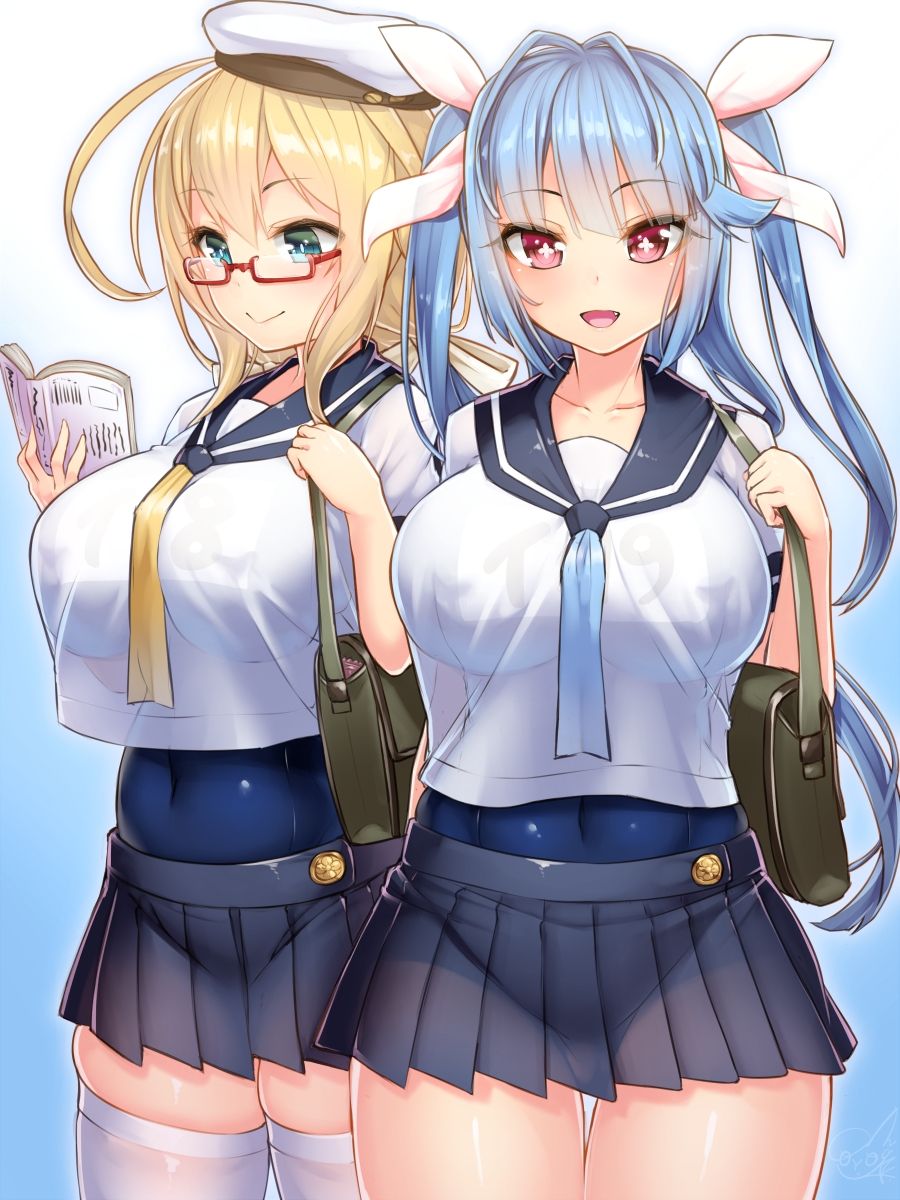 伊8のおっぱいを好き放題ヤリ放題な二次エロ画像【艦隊これくしょん】