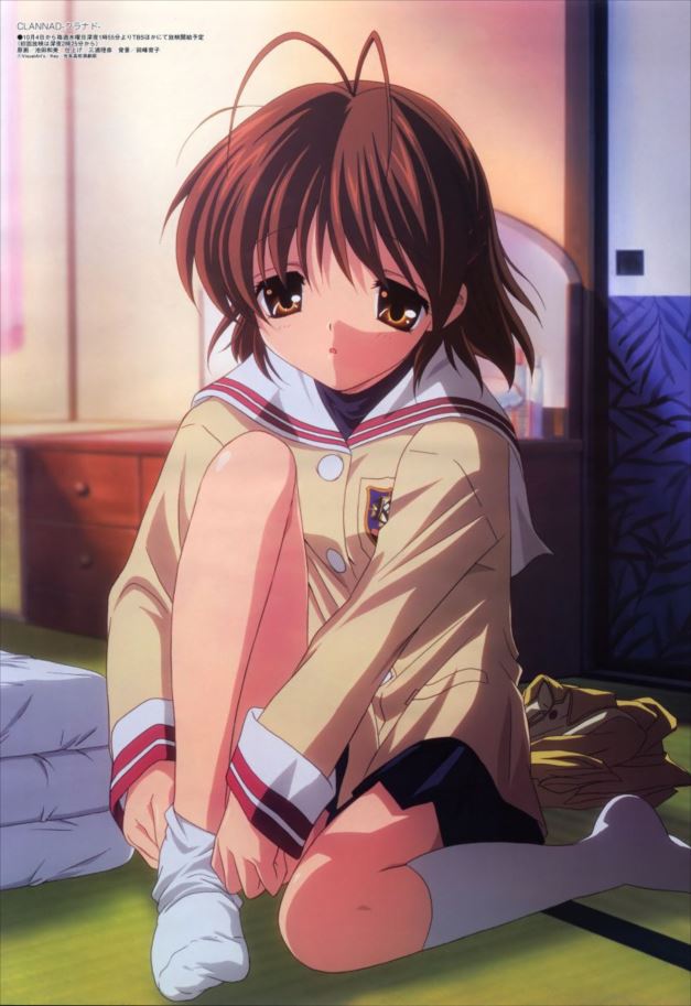 快楽に堕ちそうになってるアヘ顔の古河渚抜けるエロ画像！【CLANNAD】