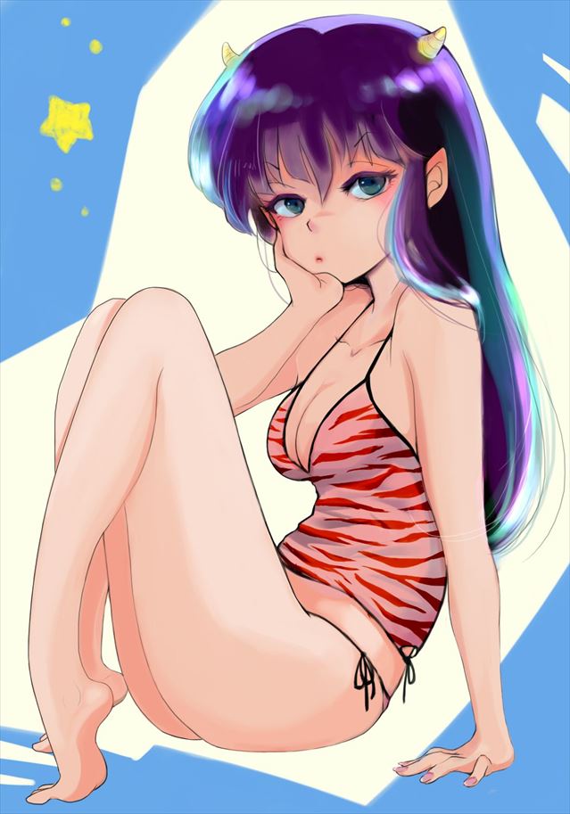 【うる星やつら】ラムちゃんのイキ顔になってるドエロい抜ける画像