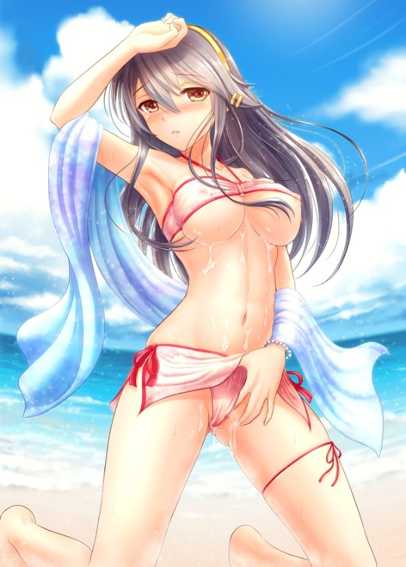 【エロ画像】可愛い榛名の画像を集めてみたが、エロすぎだろ・・・(艦隊これくしょん)
