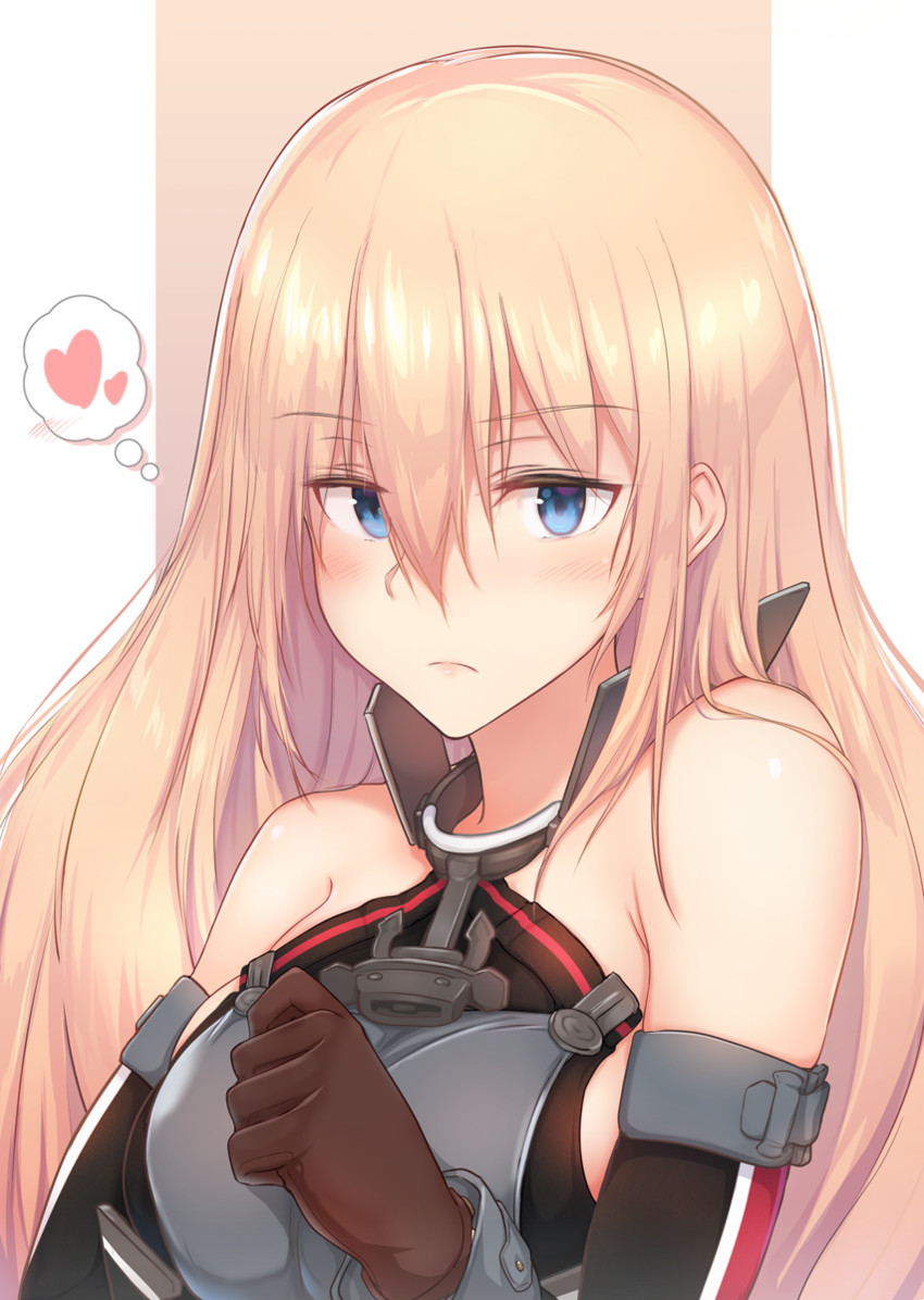 快楽に堕ちそうになってるアヘ顔のビスマルク抜けるエロ画像！【艦隊これくしょん】