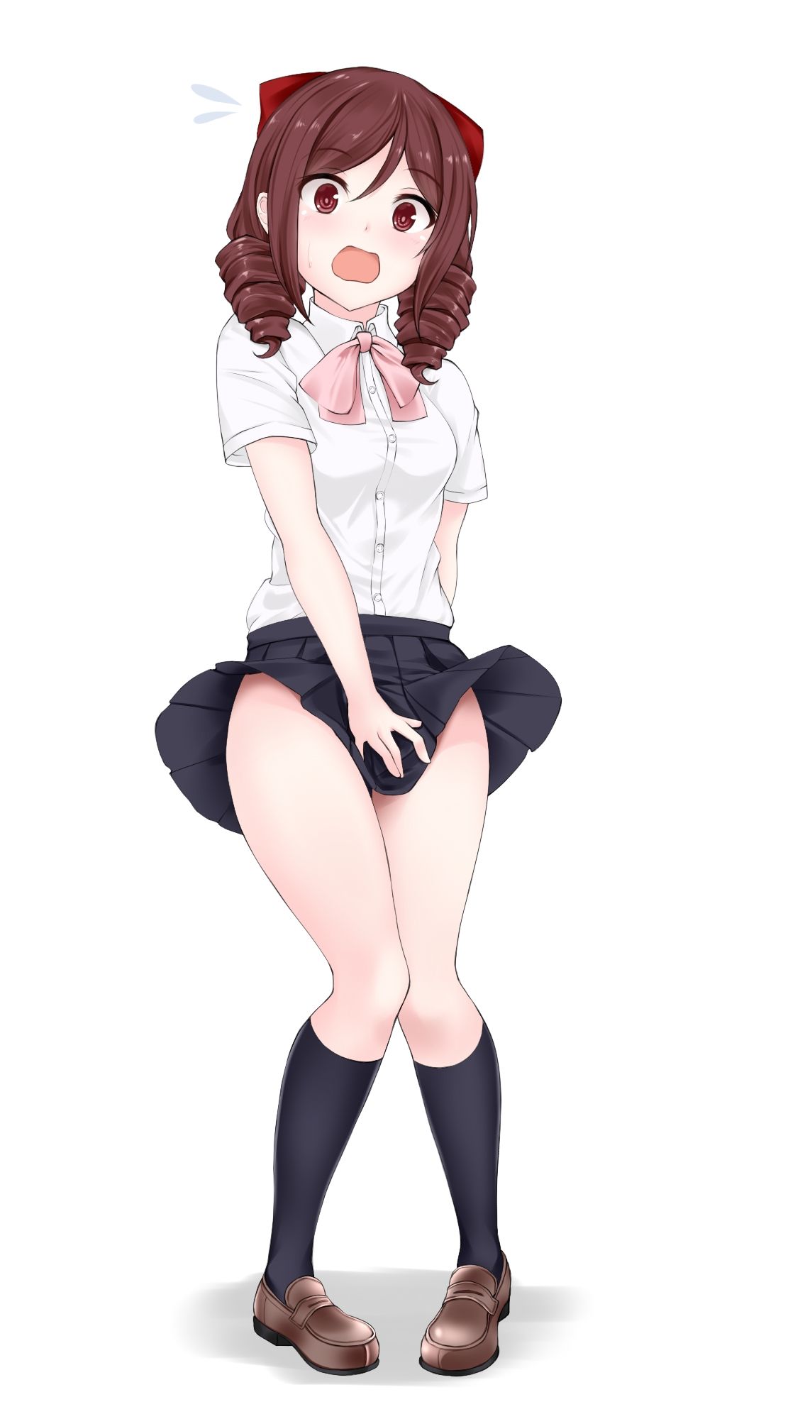 春風の悩殺必死のセクシーポーズのエロ画像！【艦隊これくしょん】