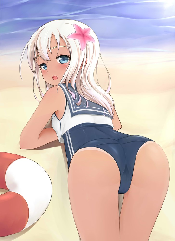 【艦隊これくしょん】呂500のがっつりむしゃぶりつきたいおっぱいエロ画像で即抜き！