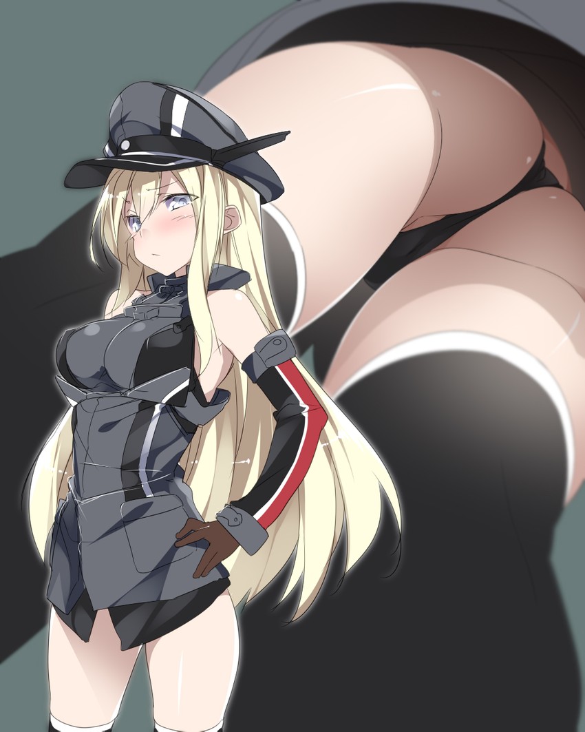 快楽に堕ちそうになってるアヘ顔のビスマルク抜けるエロ画像！【艦隊これくしょん】