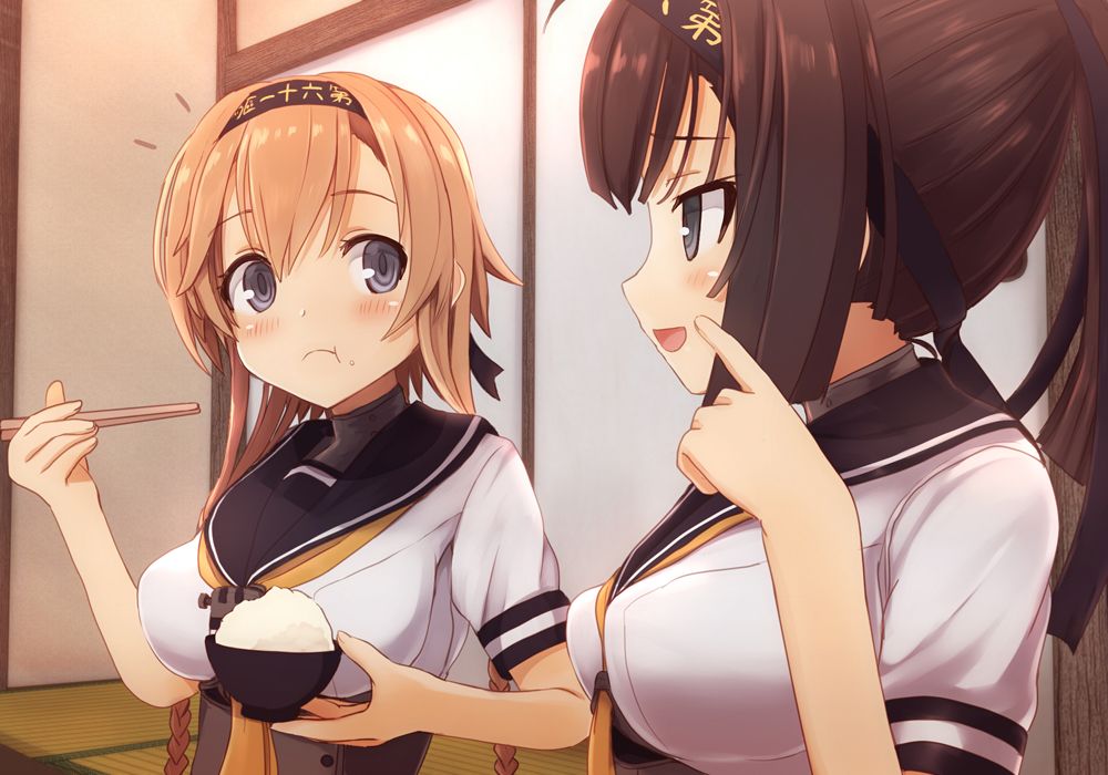 照月のおっぱいを好き放題ヤリ放題な二次エロ画像【艦隊これくしょん】