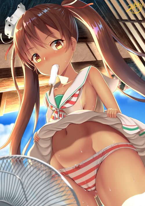 リベッチオの悩殺必死のセクシーポーズのエロ画像！【艦隊これくしょん】