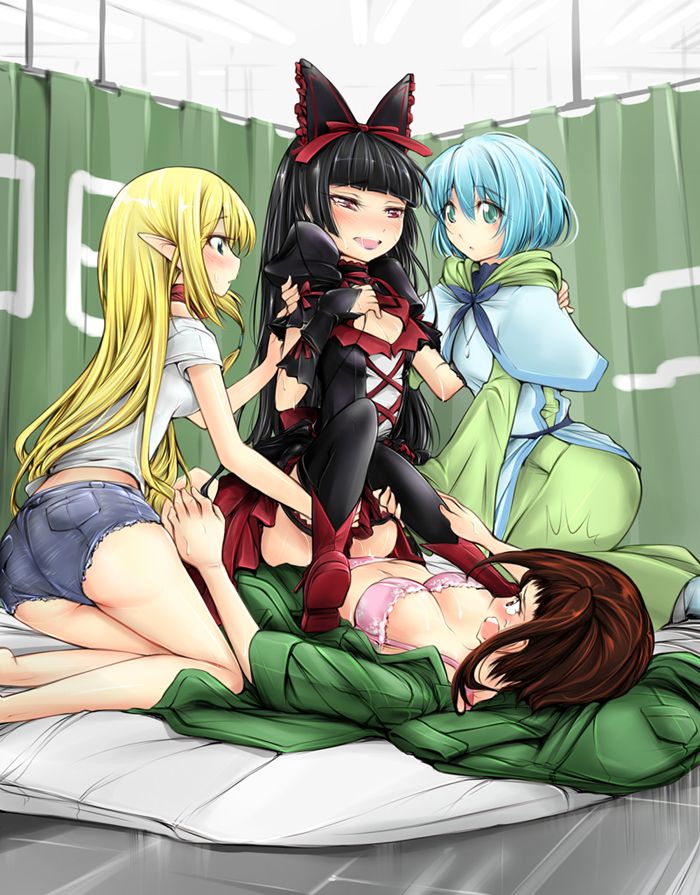 【GATE(ゲート) 自衛隊 彼の地にて、斯く戦えり】栗林志乃のエッチでがっつり抜けるエロ画像