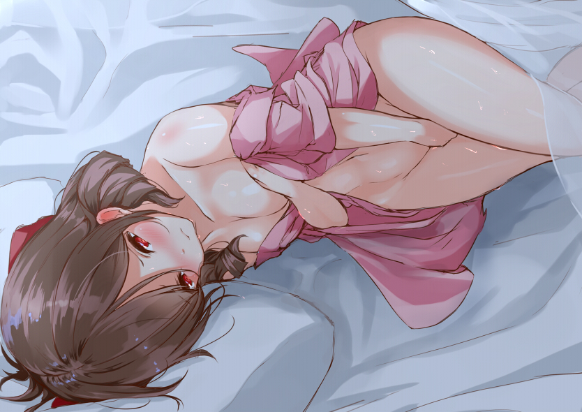 春風の悩殺必死のセクシーポーズのエロ画像！【艦隊これくしょん】