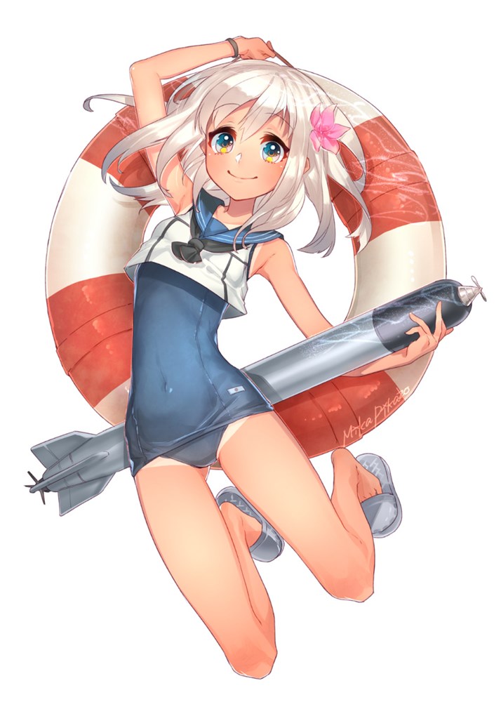 【艦隊これくしょん】呂500がオナニーしているのを想像して即抜き二次エロ画像